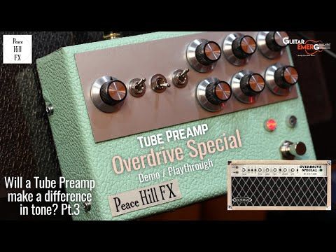 Peace Hill FX ODS Tube Preamp Pedal (w/ True Bypass option)