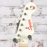 Squier by Fender x Hello Kitty - Stratocaster Electric Guitar - White - w/ Deluxe Hello Kitty Gigbag