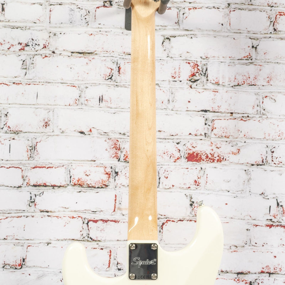 Squier by Fender x Hello Kitty - Stratocaster Electric Guitar - White - w/ Deluxe Hello Kitty Gigbag