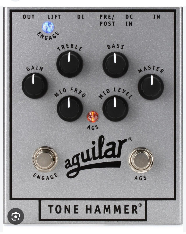 Aguilar Tone Hammer Preamp / Direct Box Limited Edition - 25th Anniversary 2020 - Silver