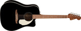 Fender - California Standard Redondo CE - Acoustic-Electric Guitar - Spruce Top - Black w/ Ivory Pickguard