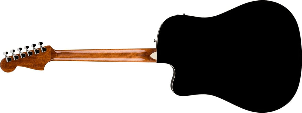 Fender - California Standard Redondo CE - Acoustic-Electric Guitar - Spruce Top - Black w/ Ivory Pickguard