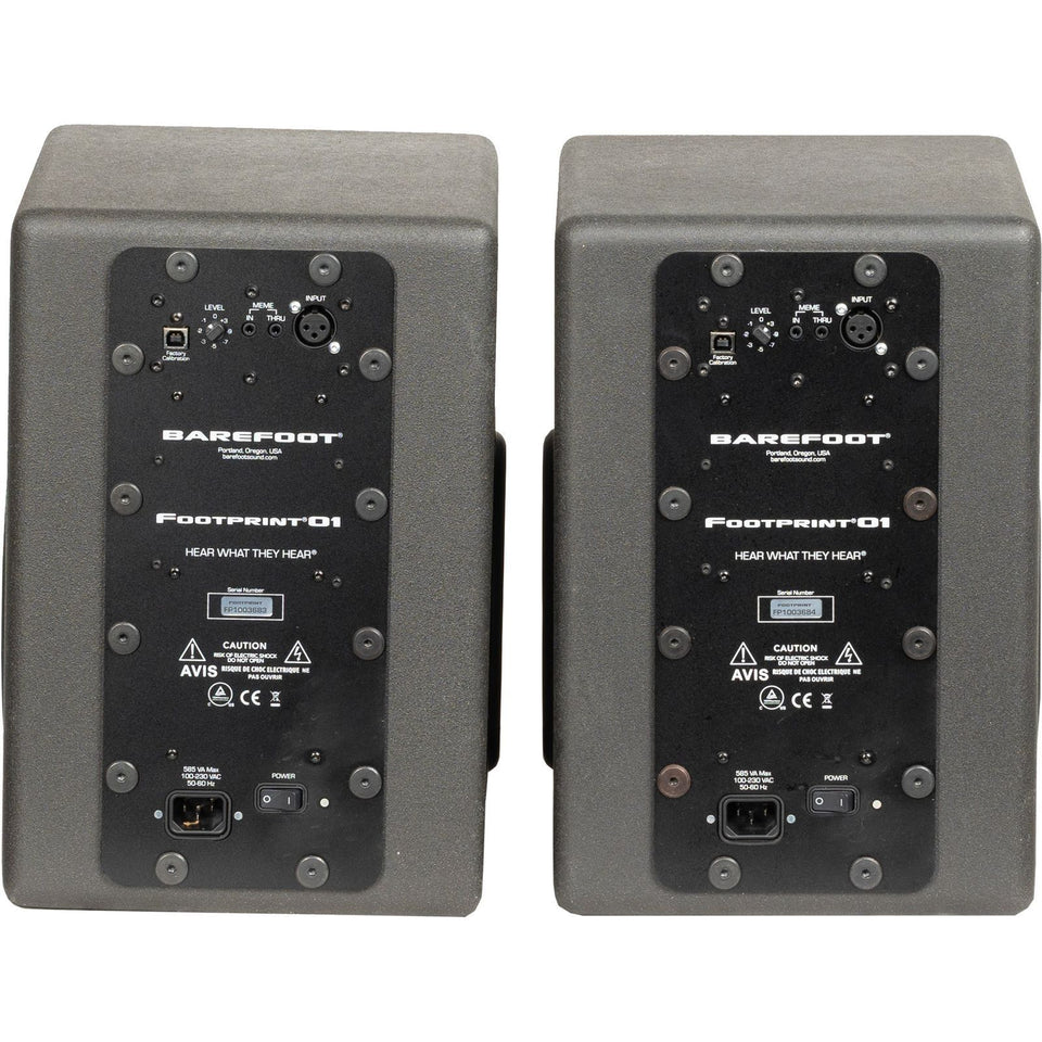 Barefoot Sound Footprint01 3-Way Active Studio Monitors - Pair