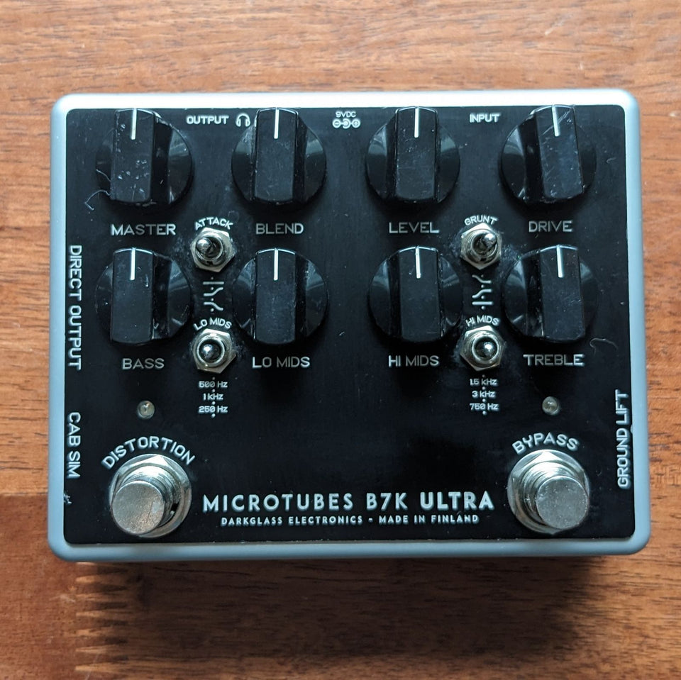 Darkglass Electronics Microtubes B7K Ultra V2 Bass Preamp 2019 - Present - Black