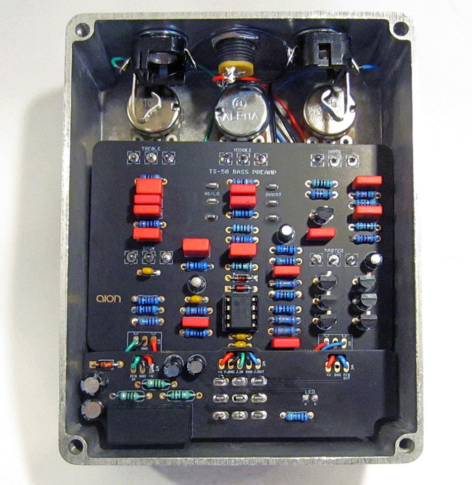 JohnK Traynor TS50-B preamp pedal 2025 - Black/Silver (Rusty Box)