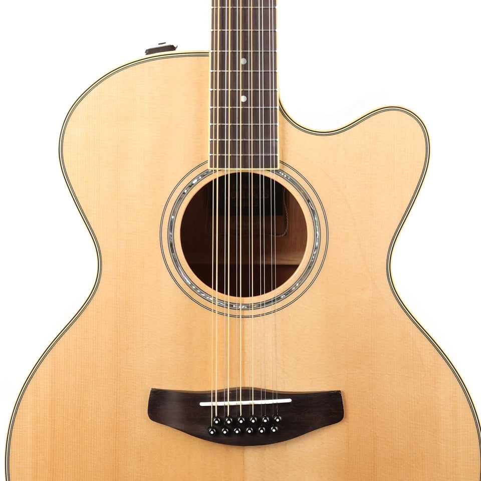 Yamaha CPX700II-12 Medium Jumbo 12-String Acoustic Electric Guitar Natural Used