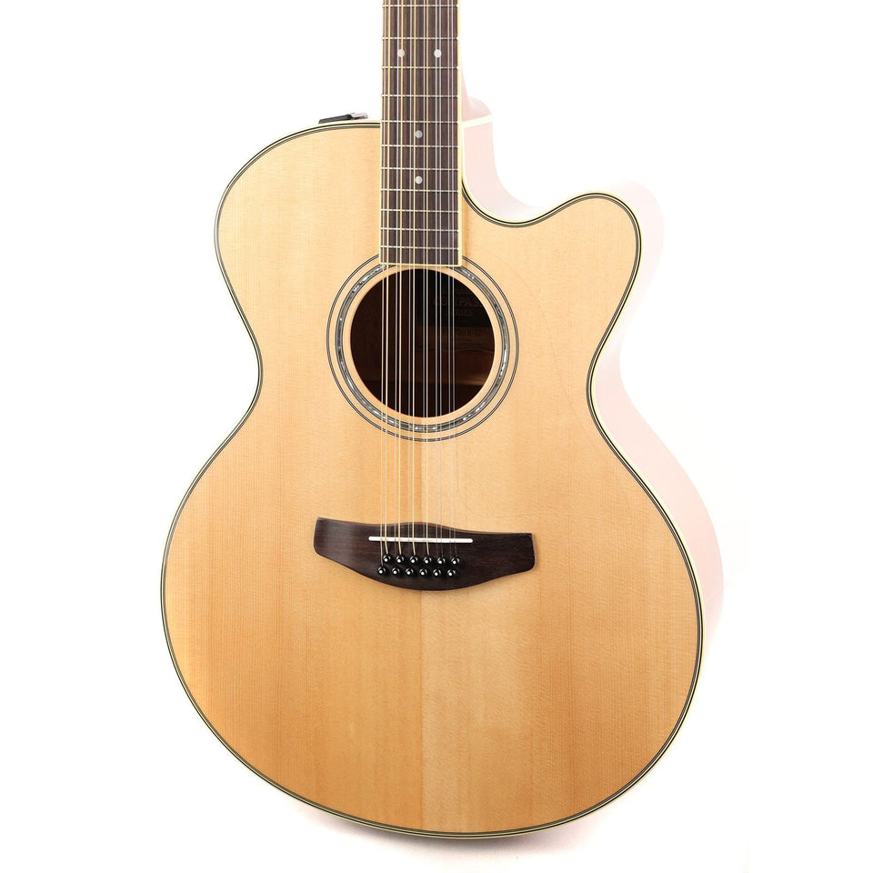 Yamaha CPX700II-12 Medium Jumbo 12-String Acoustic Electric Guitar Natural Used