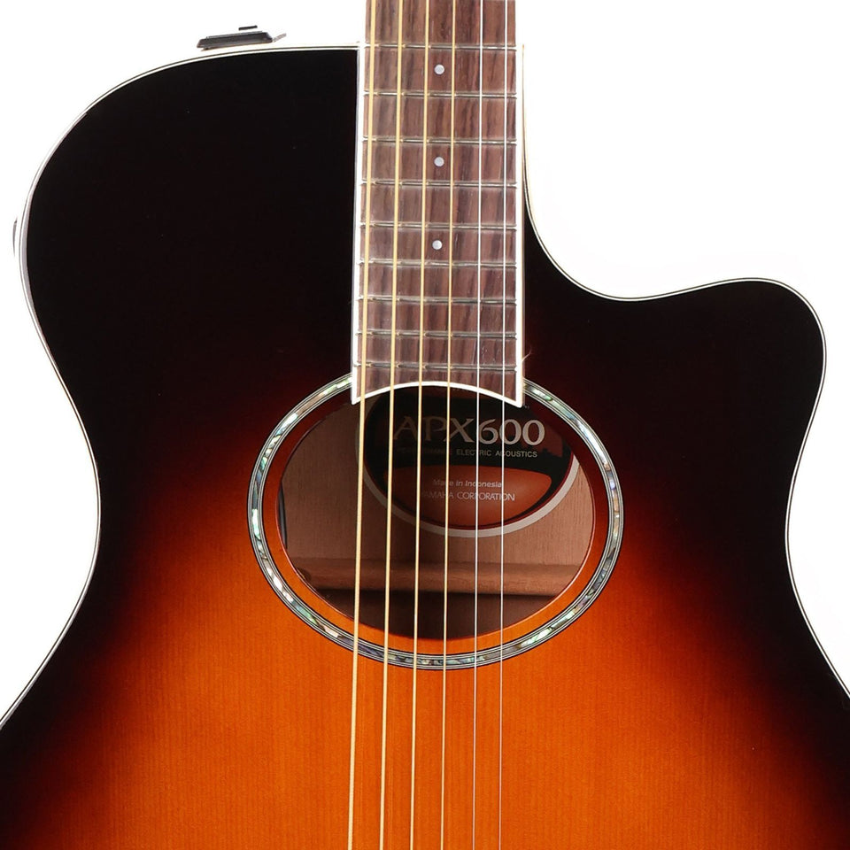 Yamaha APX600 Acoustic Electric Guitar Old Violin Sunburst Used