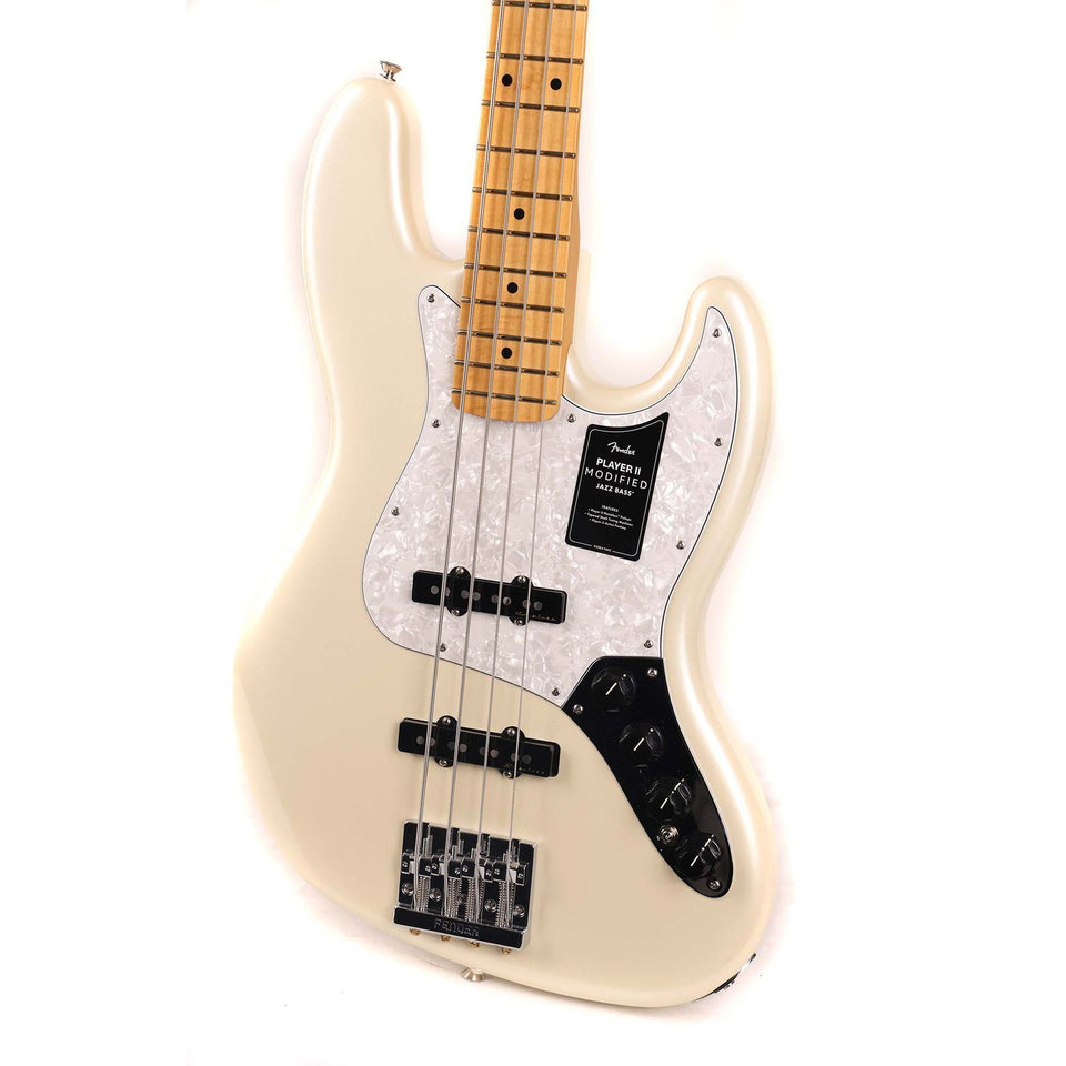 Fender Player II Modified Active Jazz Bass Olympic Pearl Used