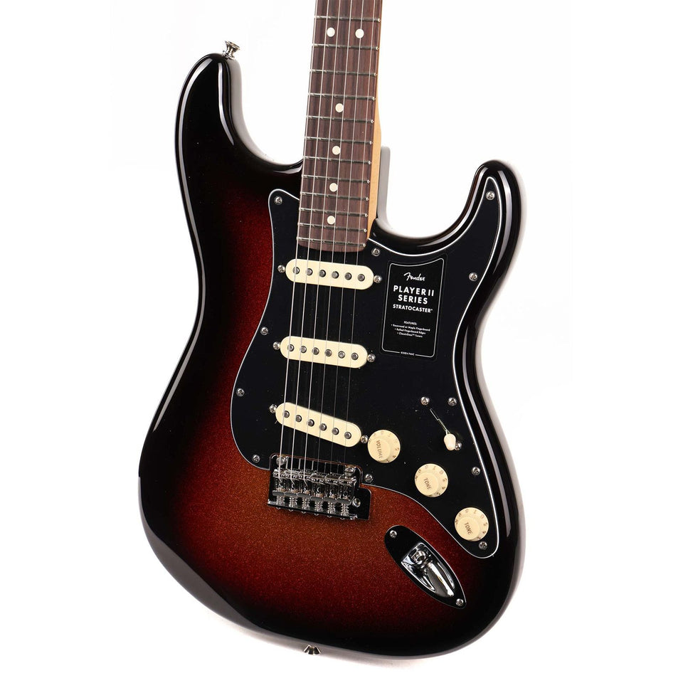 Mint Fender Player II Stratocaster Limited Edition Sparkle 3-Color Sunburst