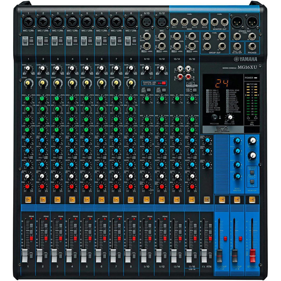 Yamaha MG Series MG16XU 16-Input Stereo Mixer