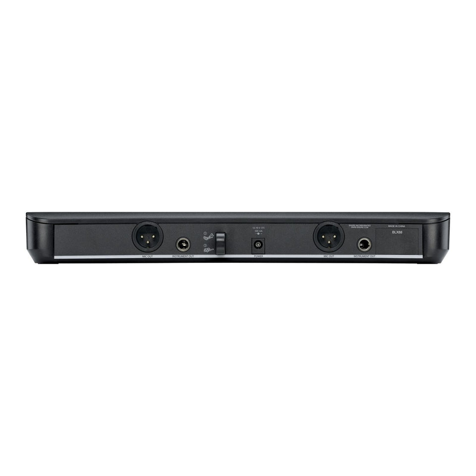 Shure BLX188E/CVL-K3E (606-630MHz), Wireless Dual Presenter System with two CVL Lavalier Microphones