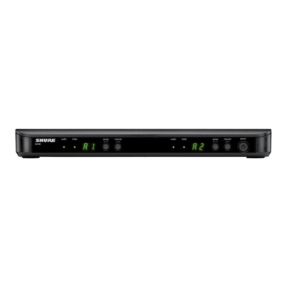 Shure BLX188E/CVL-K3E (606-630MHz), Wireless Dual Presenter System with two CVL Lavalier Microphones